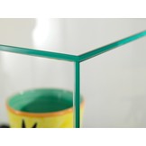 Glashaubevitrine SV1 schwarz mit Unterschrank