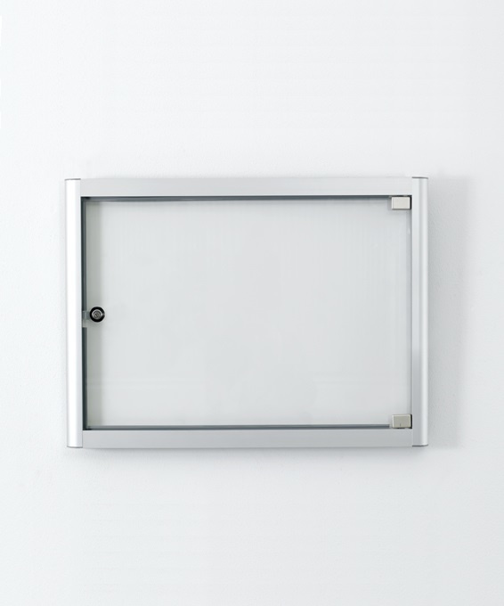 Information board 332 4xA4 DIN A2 silver anodised