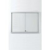 Information board 332 8xA4 DIN A1 silver anodised