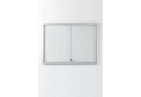 Informatiekast 332 8xA4 DIN A1 zilver geanodiseerd