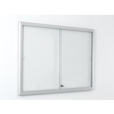 Information board 332 8xA4 DIN A1 silver anodised