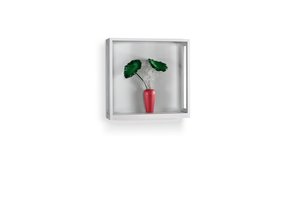 Dustproof wall cabinet V8 1000 silver