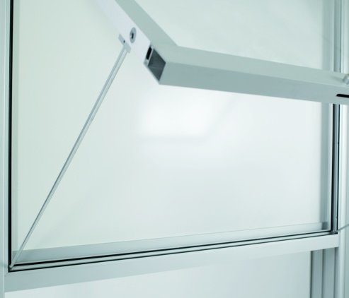 Information board 1553 4xA4 DIN A2 silver anodised with posts