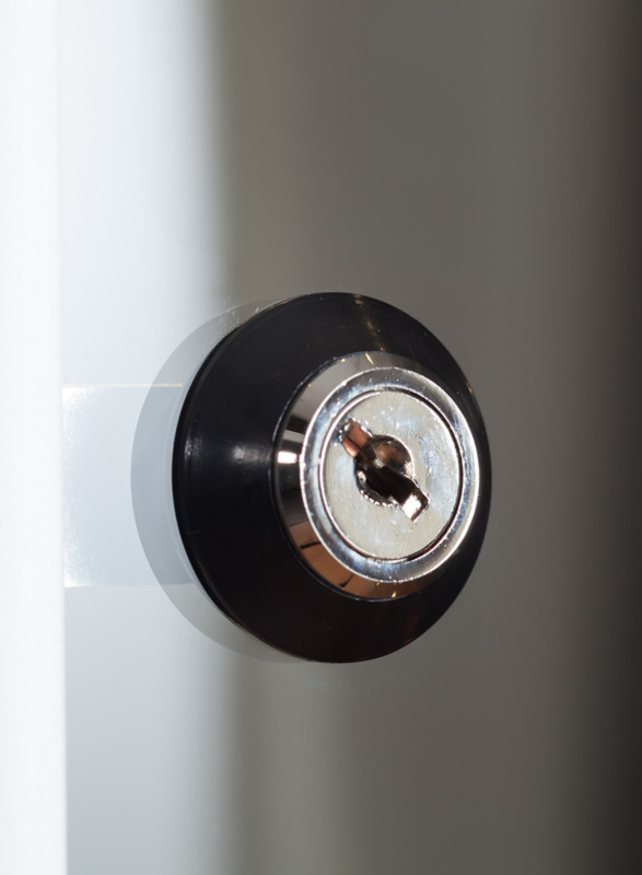 Vitrinekast MPC 400 zilver met LED plafondspots