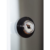 Vitrinekast MPC 500 zwart met LED plafondspot