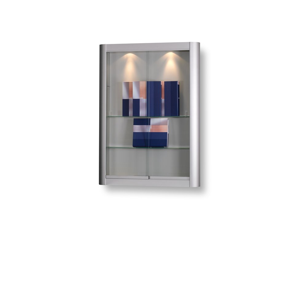 Wall Display Cabinet Senza 150 950 Silver 
