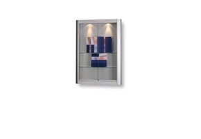 Wall display cabinet  Senza 150 950 silver