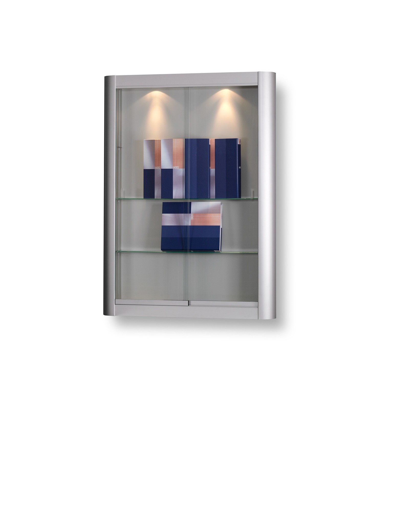Wall display cabinet Senza 150 950 silver