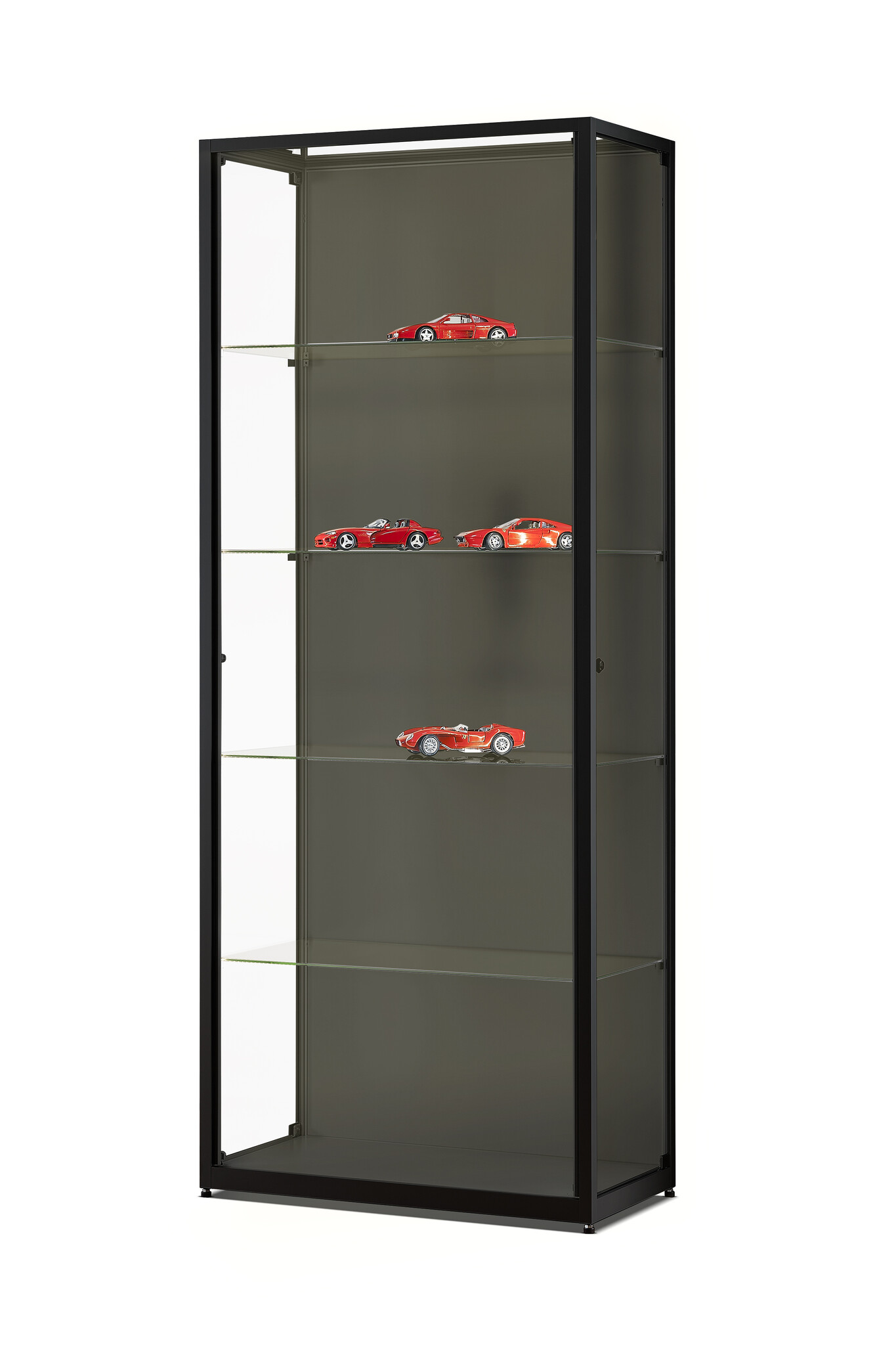 Vitrine 111 800 zwart met ledstrips