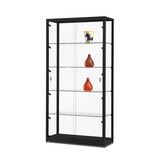 Vitrine 311 1000 zwart met  LED zijspots
