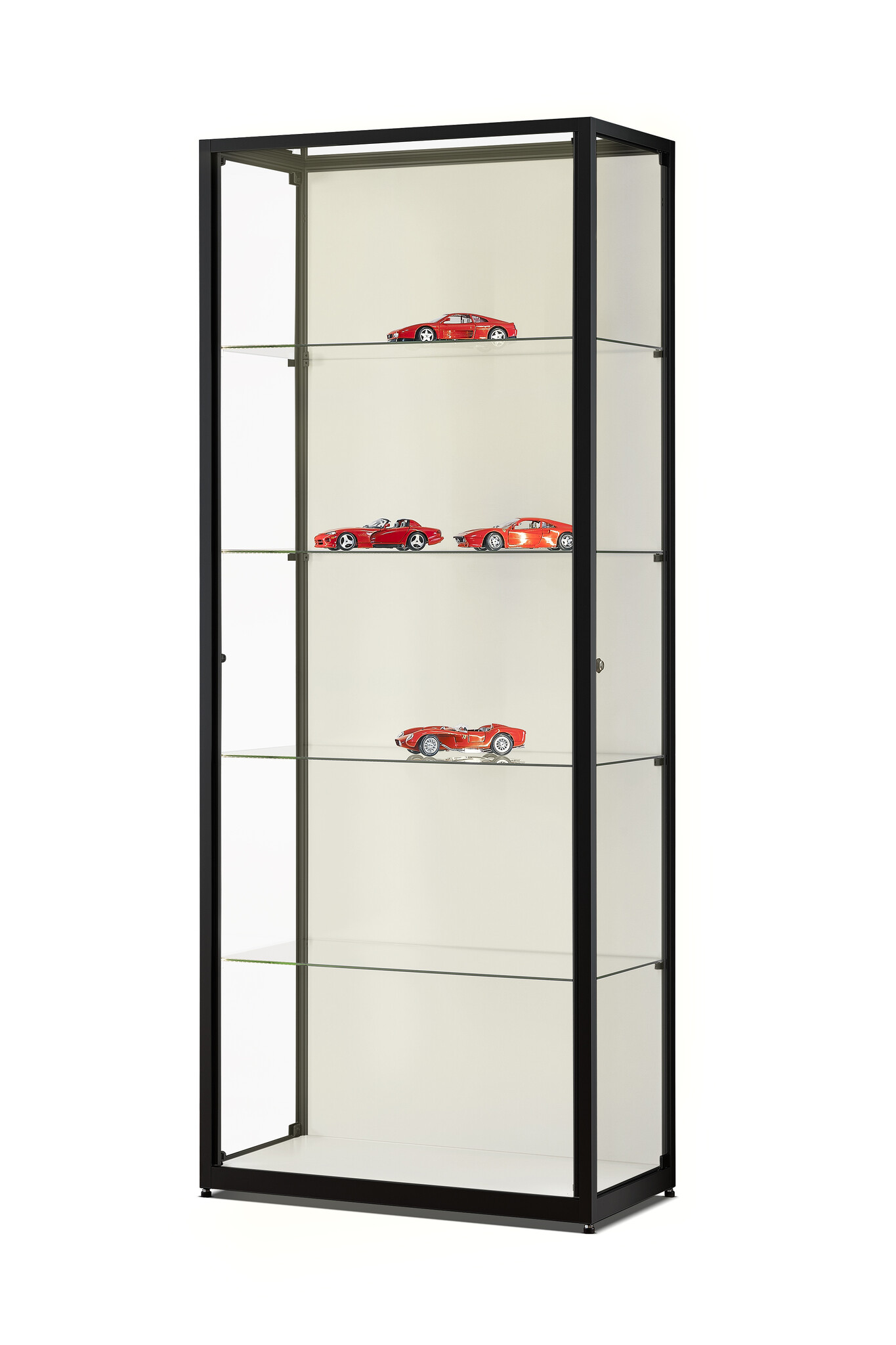 Vitrine 111 800 HAW zwart met ledstrips