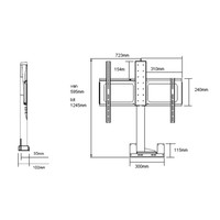 TV lift DL16 maximaal 42 inch