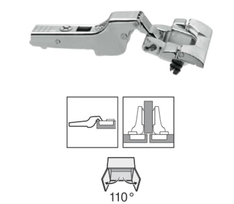 BLUM 110º scharnier. Zonder veer, inserta