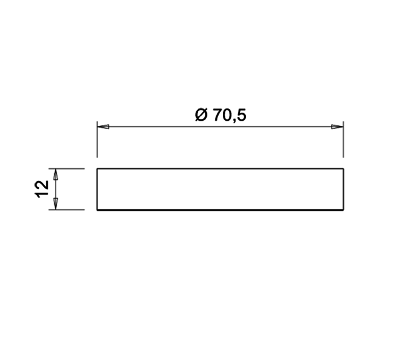 Atom SP opbouwspot + DOT dimmer