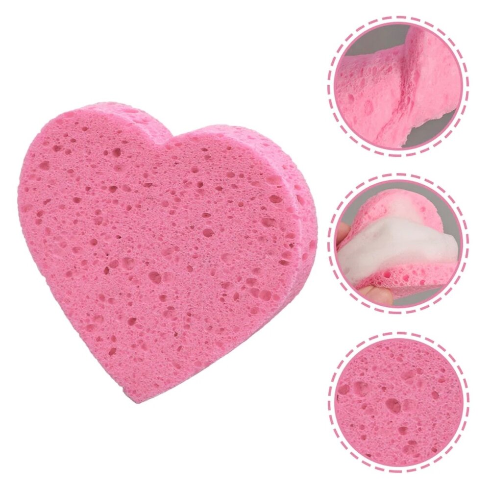 Me.Shop Éponges de Nettoyage ❤ Cœur Rose Me.Shop Éponges de Nettoyage ❤ Cœur Rose