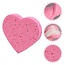 Me.Shop Éponges de Nettoyage ❤ Cœur Rose