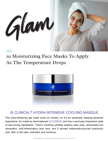 iS Clinical HYDRA-INTENSIVE COOLING MASQUE - 120ml iS Clinical HYDRA-INTENSIVE COOLING MASQUE - 120ml