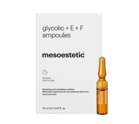 Mesoestetic GLYCOLIC + E + F AMPOULES Mesoestetic GLYCOLIC + E + F AMPOULES