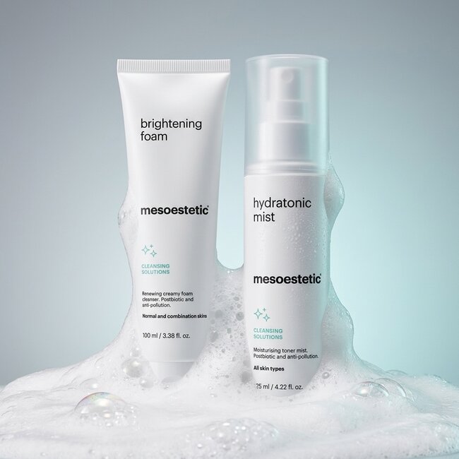 Mesoestetic BRIGHTENING FOAM + HYDRATONIC MIST