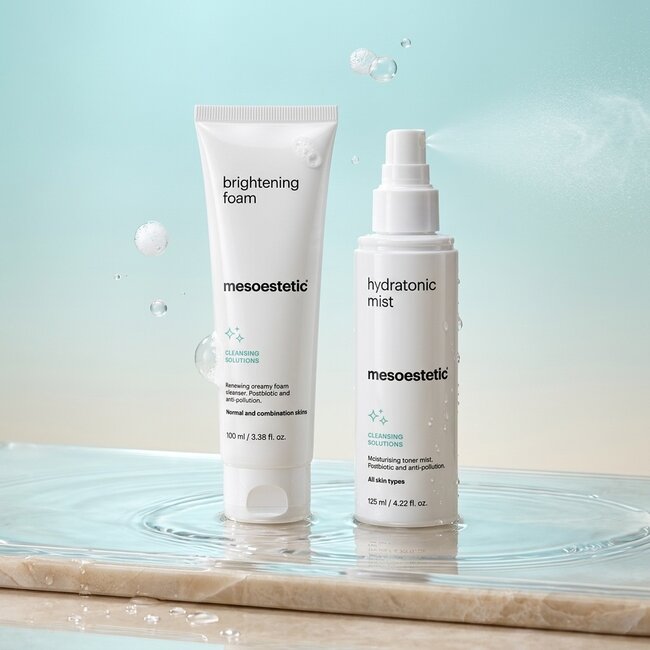 Mesoestetic BRIGHTENING FOAM + HYDRATONIC MIST