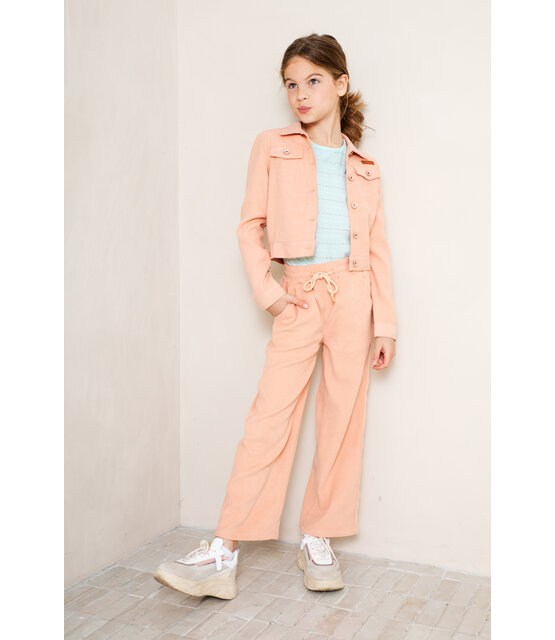 NONO Meisjes Vest Dove