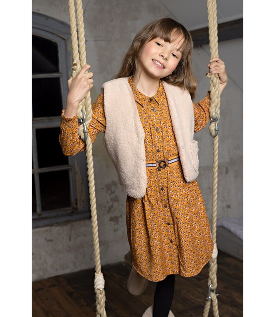 NONO Meisjes Jurk zonder ceintuur NONO Meisjes Jurk zonder ceintuur