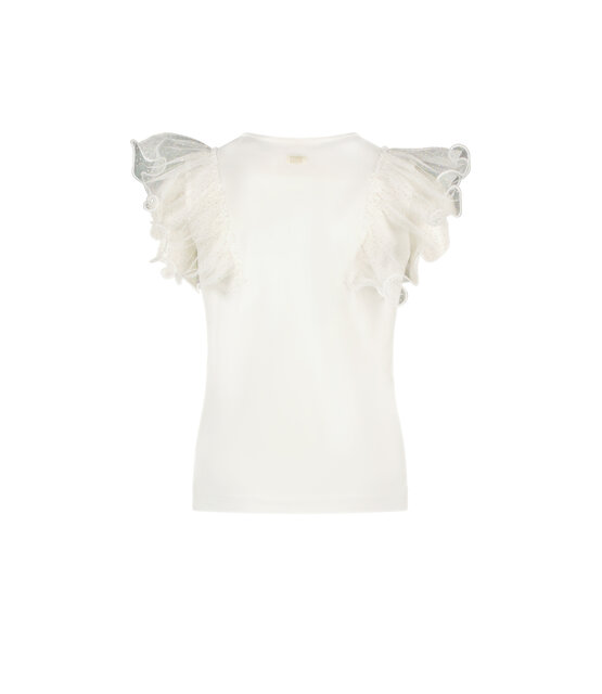 Le Chic Meisjes T-Shirt Noblesse crème