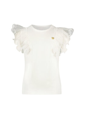 Le Chic Meisjes T-Shirt Noblesse crème