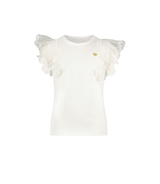 Le Chic Meisjes T-Shirt Noblesse crème