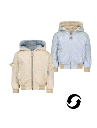Le Chic Meisjes Mini Jas Brandy