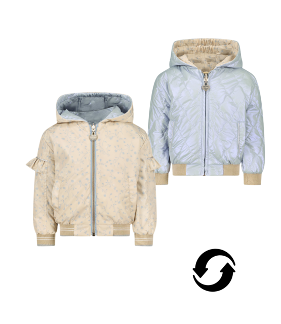 Le Chic Meisjes Mini Jas Brandy