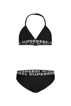 SuperRebel Meisjes Bikini Isla zwart