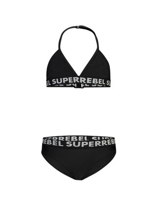 SuperRebel Meisjes Bikini Isla zwart