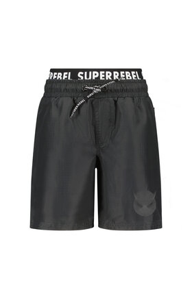 SuperRebel Jongens Zwembroek Rocky zwart