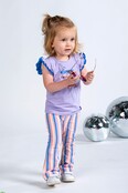 B Nosy Meisjes Mini T-Shirt Pearl