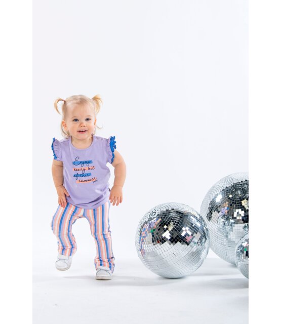 B Nosy Meisjes Mini T-Shirt Pearl