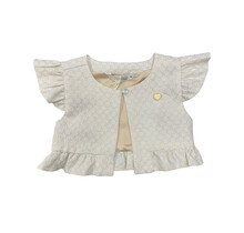 Le Chic Meisjes Mini Vest crem