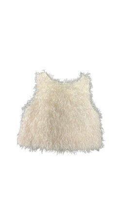 Like Flo Meisjes Gilet creme