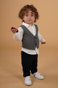 Le Chic Garcon Jongens Mini Gilet AVI