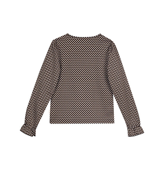 Moodstreet Meisjes Longsleeve Sara-jacquard