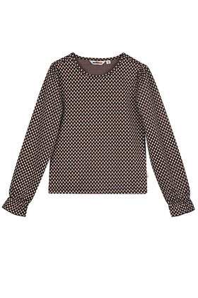 Moodstreet Meisjes Longsleeve Sara-jacquard