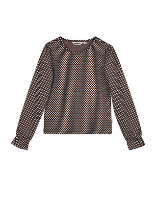 Moodstreet Meisjes Longsleeve Sara-jacquard
