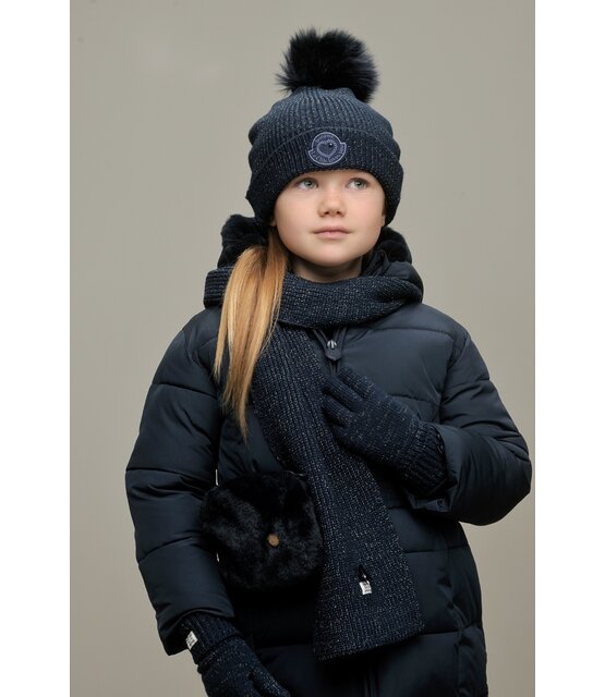 Le Chic Meisjes Mini Muts en Sjaal ROSA & REYA