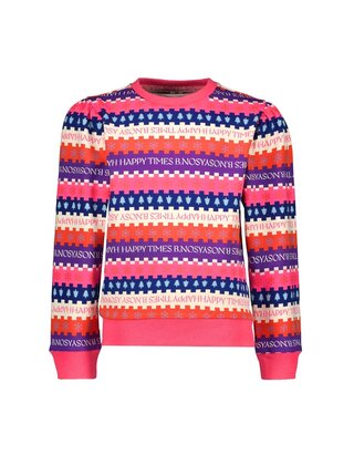 B Nosy Meisjes Sweater Santa