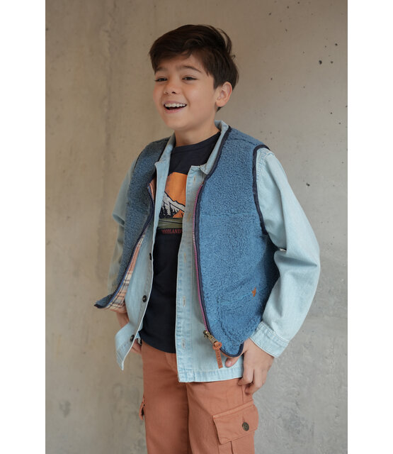Like Flo Jongens Bodywarmer Dali Blu
