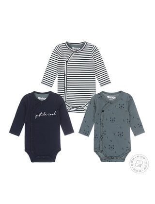 Dirkje Jongens Romper 3 pack