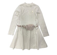 Le Chic Meisjes Jurk Creme