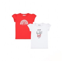 Dirkje Meisjes T-Shirt 2 pack