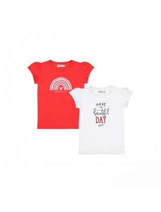Dirkje Meisjes T-Shirt 2 pack