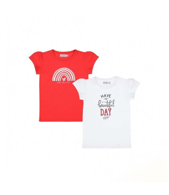 Dirkje Meisjes T-Shirt 2 pack Dirkje Meisjes T-Shirt 2 pack